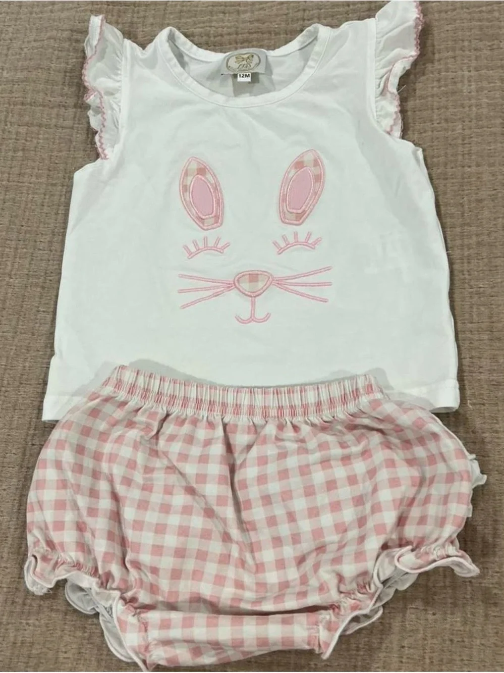 12 mo Easter bundle girl